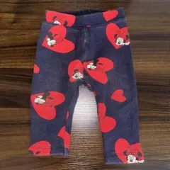 GAP Disney ミニーマウス ハート柄 パンツ 6-12ヶ月