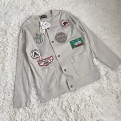 新品 CUBE SUGAR UVカット 長袖カーディガン ワッペン 刺繍