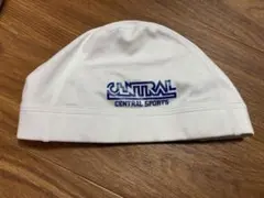 【美品】セントラルスポーツ　スイミングキャップ白
