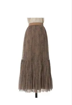 herlipto Rose Pleated Tulle Skirtのサムネイル
