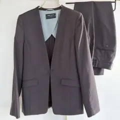 グリーンレーベルリラクシング スーツ セットアップ ノーカラー パンツ　REDA