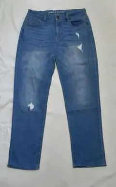 デニムパンツ　長ズボン　150センチ　ブルー