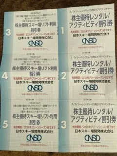 スキー場利用割引券セット