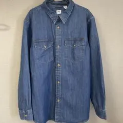 Levi’s/リーバイス リラックスフィット ウエスタンシャツ インディゴ