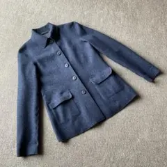 処分価格‼️バームス＆ファクトリー　シンプルな１枚仕立てウールジャケット