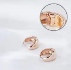 Free bird フープ ピアス/ピンクゴールド