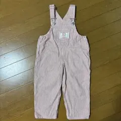 MY LITTLE WONDER 赤ボーダーカバーオール