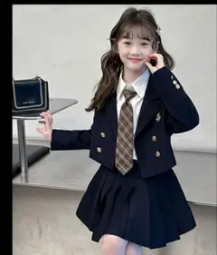 子供用フォーマルスーツ 3点セット ネイビー