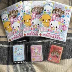 平成ファンシー トレーディングアクリルステッカー ３枚 セット シール 平成女児