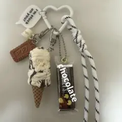 じゃらじゃらキーホルダー バッグチャーム アイス チョコ クッキー 415