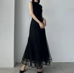 ルエレ louere チュール マーメイドスカート ドレススカート ブラックのサムネイル