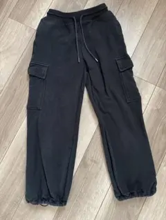 ユニクロ　スウェットカーゴパンツ　ブラック XS