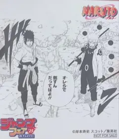 アニメイト ジャンプフェア 特典 2025 ミニ色紙 NARUTO ナルト　サス