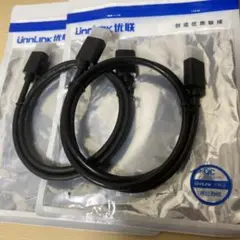 DP1.4 未使用　DisplayPortケーブル 2個 1m