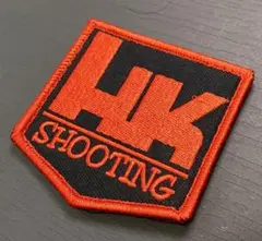 HK SHOOTING ヘッケラー＆コッホ刺繍エンブレム パッチワッペンベルクロ