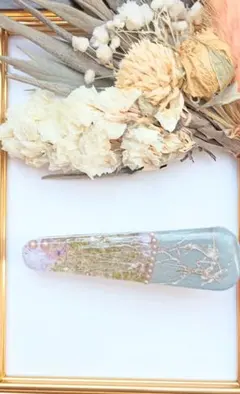 ドライフラワー、レジンヘアクリップ、ヘアピン