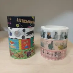 まちぼうけ　マスキングテープ ガシャポンに超夢中展　非売品　7個セット