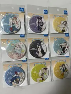 NARUTO×サンリオキャラクターズ ホログラム缶バッジコレクション 全9種