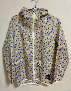 新品　農ヤッケ　ナラモダ　ベジタブルリバティ花柄フードジップパーカー