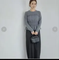 mysaレディース　ニットプルオーバー（田中里奈）