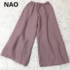 ✨美品✨パラスパレス リネン ワイドパンツ イージーパンツ 2 ピンク