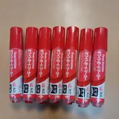 【7本】Pentel Knockle ホワイトボードマーカー 　赤色のサムネイル