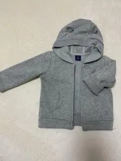 babyGap 耳フード付きパーカー 12-18ヶ月 グレー
