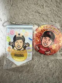 福岡ソフトバンクホークス柳田選手缶バッジ 日本シリーズ若鷹ガチャ優勝