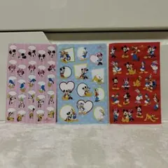 ディズニー キャラクターシール 3枚セット