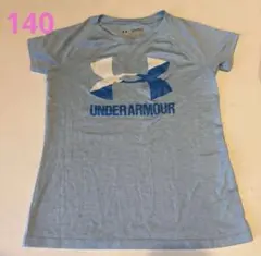 UNDER ARMOUR Tシャツ 140 ライトブルー