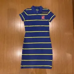RALPH LAUREN ボーダー ポロワンピース レディース