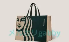 非売品　韓国★スタバ　大型 エコバッグ 不織布 スターバックス