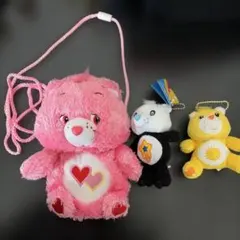 ケアベア　ぬいぐるみ　ポシェット