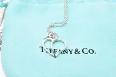 TIFFANY ティファニー オープンリーフ ネックレス シルバー P23 - メルカリ