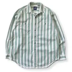 90s old gap オールドギャップ ストライプシャツ 長袖