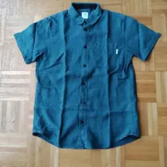 R.NEWBOLD ダークグリーン 半袖シャツ M