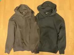 UNIQLO:C スウェットオーバーサイズプルパーカ Sサイズ ２点セット