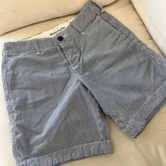 Abercrombie & Fitch ストライプショートパンツ 28