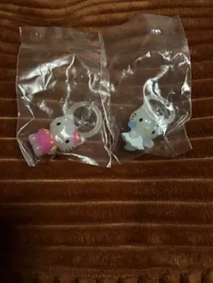 ハローキティ めじるしアクセサリー お花 天使 2点セット