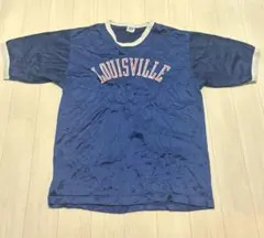 champion champion メッシュTシャツ　リンガーT ネイビー