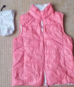 オレンジ ベスト 収納袋付き