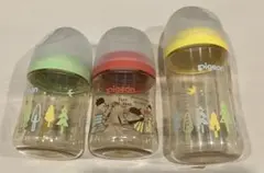 Pigeon 哺乳瓶 3本セット 160ml×2 240ml×1 おまけ乳首SS