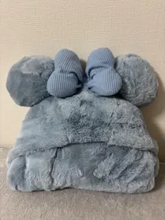 ディズニー4way フード付き ブランケット ケープ ポンチョ ミッキーミニー