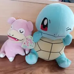 ポケモン　ゼニガメ＆ヤドン　ぬいぐるみセット