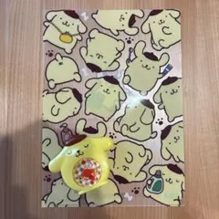 ポムポムプリン クリアファイル 時計 2点セット