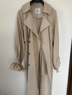 2/23まで値下げ ベージュ トレンチコート ベルト付き ナノユニバース
