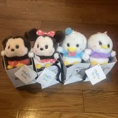 うるぽちゃん　ミッキー・ミニー・ドナルド・デイジー ぬいぐるみ4体セット