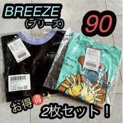 BREEZE ブリーズ　Tシャツ　半袖　トップス　カットソー　80 90 門秀彦