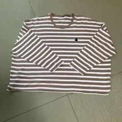 FRAPBOIS ボーダー 長袖 カットソー クマ刺繍のサムネイル