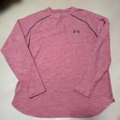 Under Armour ヘンリーネック 長袖カットソー レッド LGのサムネイル